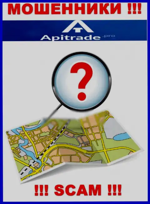 По какому именно адресу зарегистрирована организация ApiTrade абсолютно ничего неведомо - ВОРЫ !!!