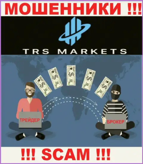 Опасно сотрудничать с брокерской организацией TRSMarkets - обманывают народ