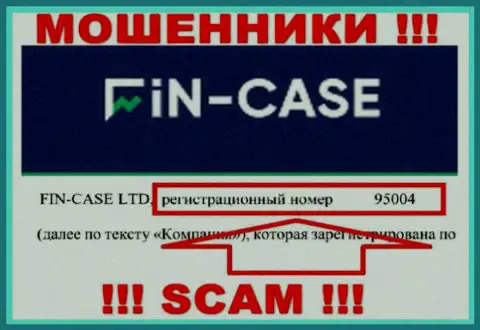 Регистрационный номер компании Fin Case - 95004