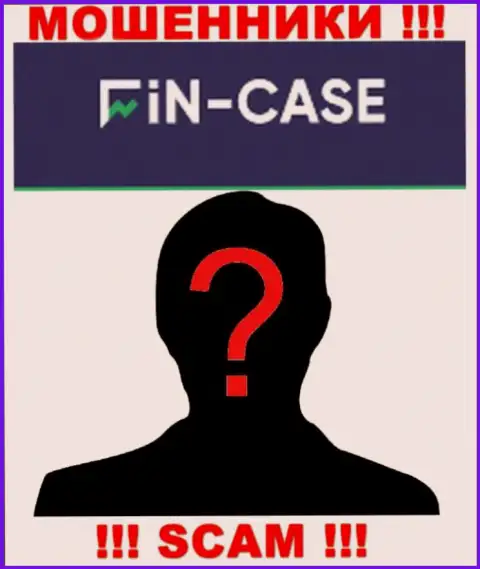 Не работайте совместно с internet-мошенниками Fin Case - нет информации о их прямых руководителях