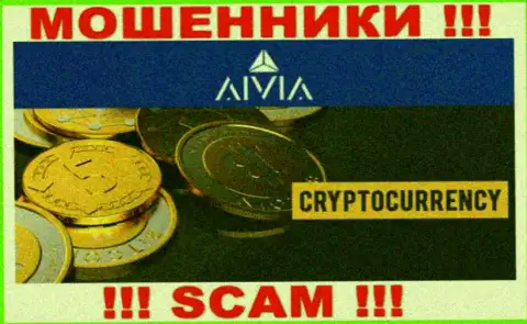 Аивиа, работая в области - Crypto trading, оставляют без средств наивных клиентов