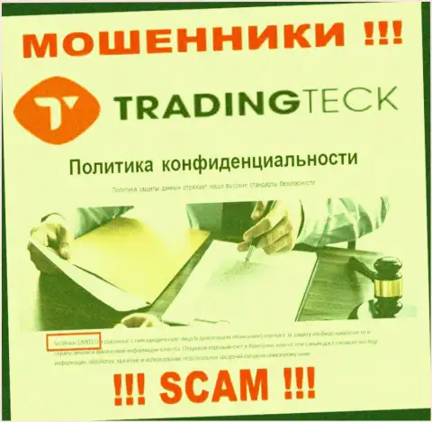 TradingTeck - это АФЕРИСТЫ, а принадлежат они SecVision LTD