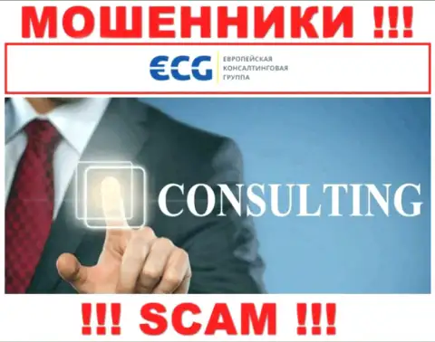 Consulting - это сфера деятельности жульнической компании EC-Group