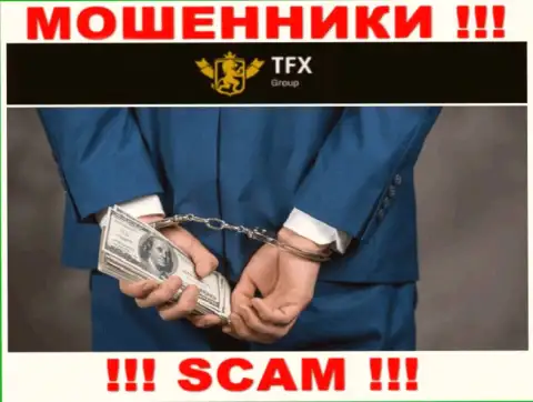 В брокерской конторе TFX Group Вас обманывают, требуя внести налог за вывод вложенных денежных средств