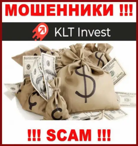 KLT Invest - это РАЗВОДНЯК !!! Завлекают клиентов, а затем прикарманивают их депозиты