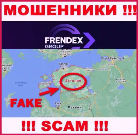 На сайте Френдекс вся информация относительно юрисдикции ложная - явно мошенники !!!