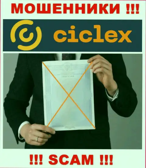 Инфы о лицензии конторы Ciclex на ее официальном портале нет