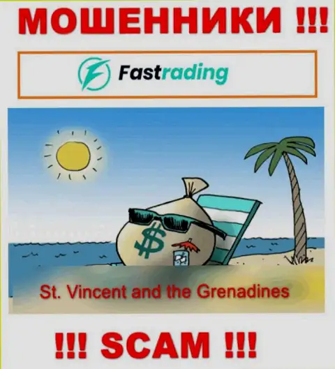 Офшорные интернет-жулики FasTrading прячутся здесь - Сент-Винсент и Гренадины