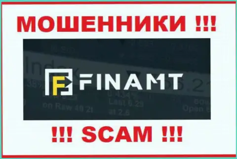 Логотип ОБМАНЩИКА Finamt Com