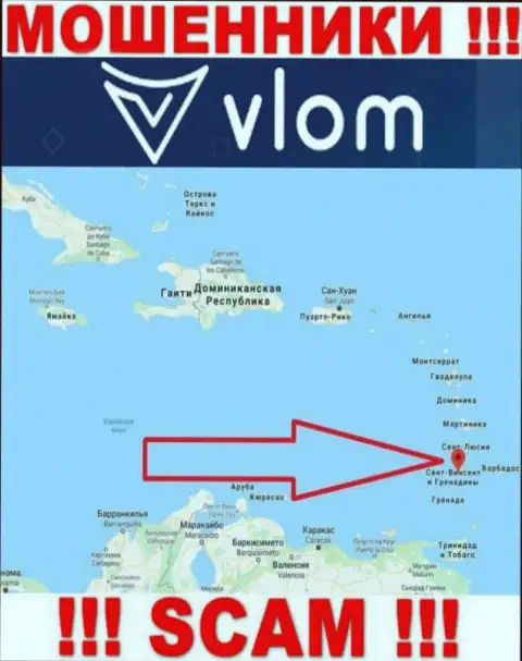 Контора Влом - это интернет воры, пустили корни на территории Saint Vincent and the Grenadines, а это офшорная зона