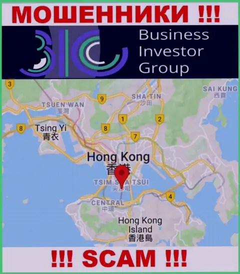 Офшорное место регистрации BusinessInvestor Group - на территории Гонконг