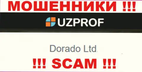Компанией Dorado Ltd управляет Dorado Ltd - информация с официального web-сайта мошенников