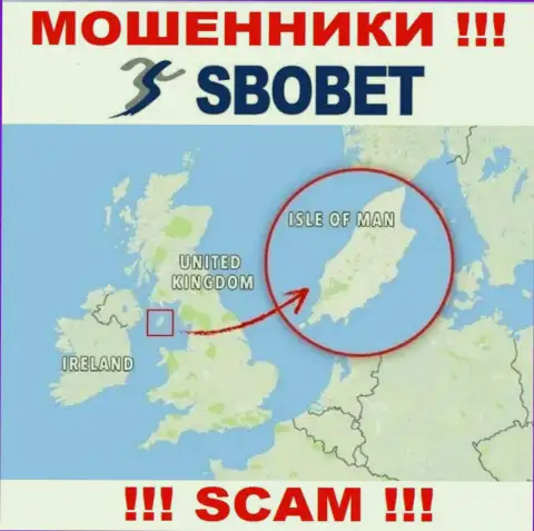 В организации SboBet абсолютно спокойно дурачат клиентов, поскольку базируются в офшоре на территории - Isle of Man